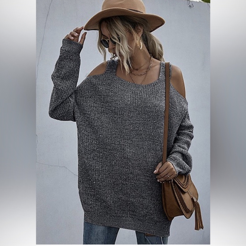 Off-the-Shoulder Sweater